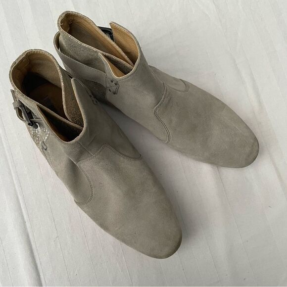 GEOX tan with metallic Marlyna booties size 40 (size 10) - Picture 9 of 12